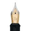 Wordsworth & Black Erudite - Medium Nib (Schwarzer Abschnitt Gold trim) -1pc Poly bag packaging
