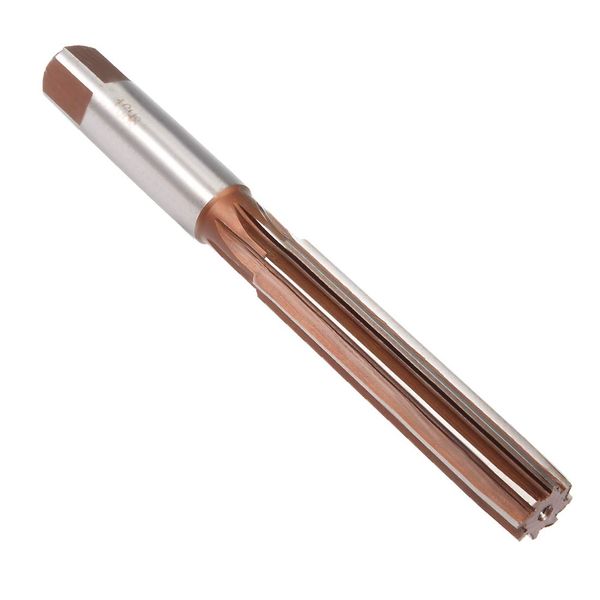 sourcing map Hand Reamer 16mm Alloy Tool Steel H8 8 Straight Flutes Hand Milling Cutter Tool Metric Reaming Drill Bit for Metal