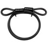 Master Lock Cable, Steel Cable with Looped Ends, 4 ft. Long, 85DPF