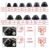 TOMALL 95 mm Inner Diameter Rubber Dust Cover for LED Headlight Conversion Kit