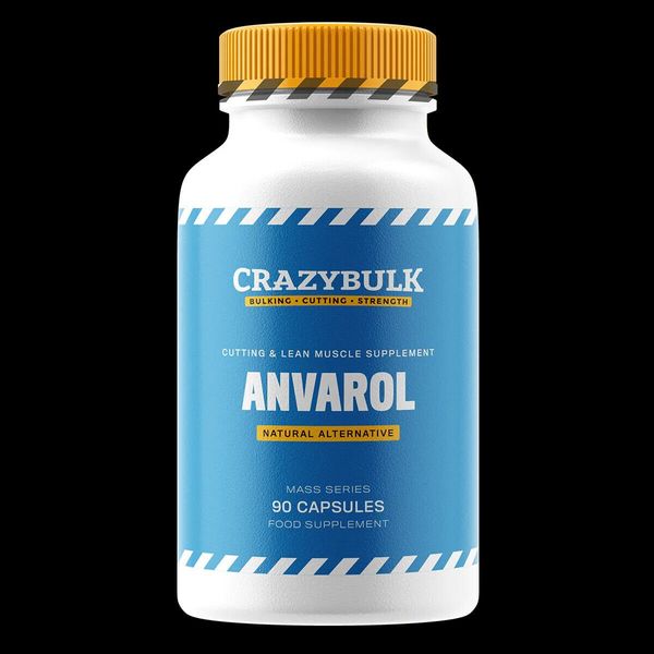 CrazyBulk ANVAROL for Cutting & Lean Muscle Supplement - 90 Capsules FAST SHIP