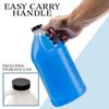 64oz Half Gallon White Plastic Pump Bottle w Pump, 2QT Soap/Liquid Dispenser