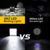 4pcs 3.3" Sqaure LED WORK LIGHT for Caterpillar Construction Equipment Forklift