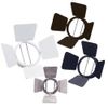 Barn Door Lamp Type: PAR20, Finish: Black