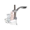 simplywire - Shower Caddy - Screw to Shower Rail - Drillless Bathroom Shelf - Chrome