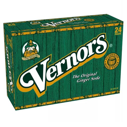 Vernors Ginger Ale, 12 oz (24 Cans)