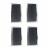 Replacement Carbon Filters compatible with GE: WB02X10733, JX81B (4 Pack)
