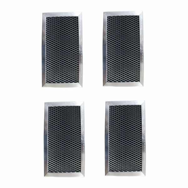 Replacement Carbon Filters compatible with GE: WB02X10733, JX81B (4 Pack)