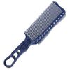 YS Park 282 Flattop Comb Slim Type with Teeth, YS-S282T, Blue