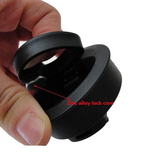 2PCS Marine Hatch Latch Lock Flush Pull Hatch Round Slam Latch for RV Boat Deck Hatch 1/4" Door Cabinet Door Locking Style Black