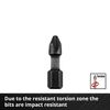 Original Einhell M-CASE 39-Piece Impact-Resistant Accessory Set (25 mm bits, Metal Drill bits, Universal Drill bits, 60 mm bit Holder, Socket Spanner, Countersink incl. Storage Box)