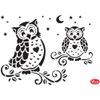 Viva Decor A4 Universal Stencil - Owls #332