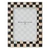 MACKENZIE-CHILDS Courtly Check Silver Plated 5" x 7" Frame
