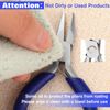 Speedwox Mini Pliers for Jewellery Making 3" Blue