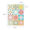 WALPLUS Wall Stickers-24 Pieces, Mixed, 15 x 15 cm