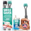 SMILE SAVER 360° / 3-Sided Toothbrush + Toothpaste Tablets + Flavored Toothpicks