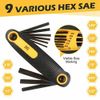 Olympia Tools 2 Piece Folding Hex Key Set, 87-144