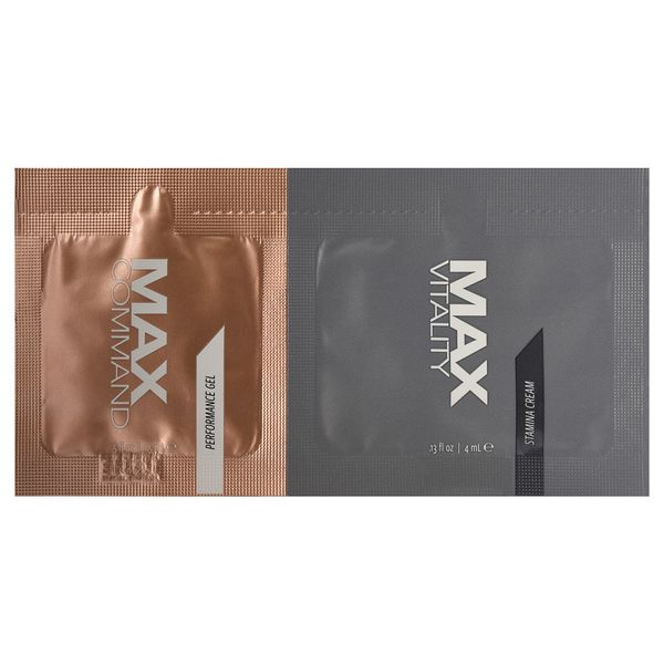 MAX VITALITY STAMINA & MAX COMMAND TREATMENT CREAM DUO FOIL PACK DEAL