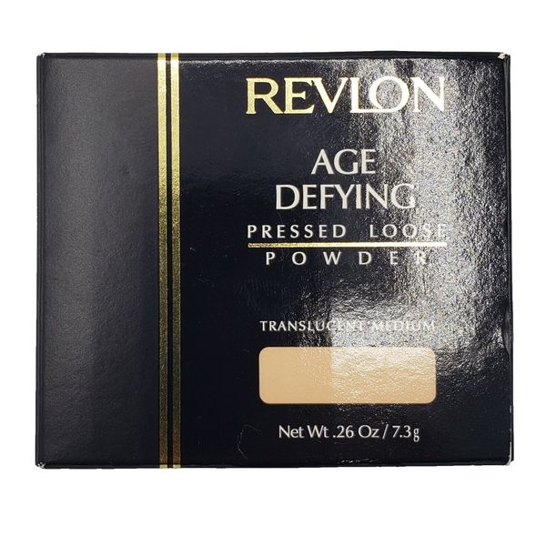 NEW REVLON AGE DEFYING PRESSED LOOSE POWDER -TRANSLUCENT MEDIUM