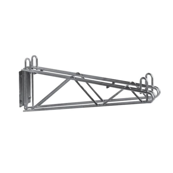 Metro 2WD21C 21" Super Erecta Chrome Coated Double Wall Mount Bracket
