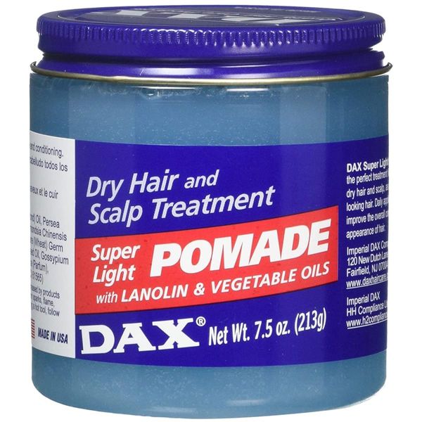 DAX Super Light Pomade with Lanolin & Vegetable Oils 214G