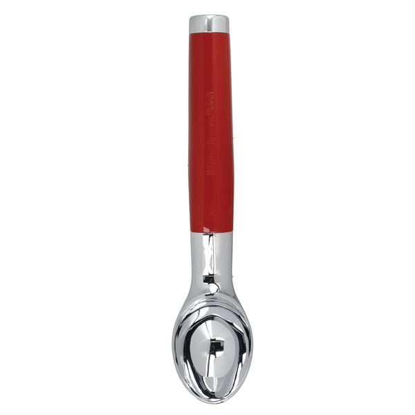 KitchenAid Core Ice Cream Scoop, Empire Red, 6 oz, Stainless Steel, KAG117OHERE, DX253