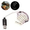 Ymiko 1x6 LED Down Lights USB Powered Brick White, Powered by USB, Compatible with Lego Bricks