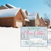 We Wish You A Merry Christmas Personalized Yard Sign