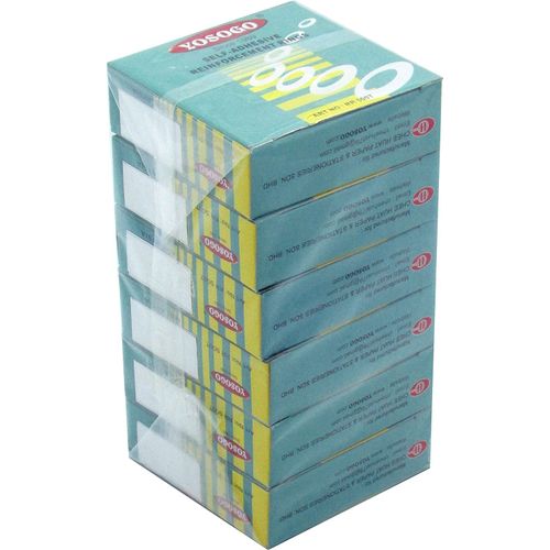 File Hole Punch Hole Reinforced Seal Clear Pack Box 500 Piece [Pack 1]