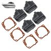 ANTUKO 0433000 4pcs Carburetor Float Bowl Chamber Replacement for 90-175HP