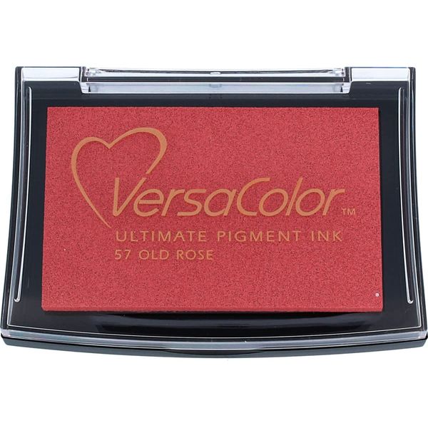 Tsukineko Versacolor Pigment Pad, Old Rose