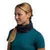 BUFF® Tube Scarf Merino Lightweight Male Female Adult Multifunctional Scarf Made of 100% Merino Wool Hiking Outdoor Sustainable Lightweight Slim Fit One Size Blue Fonce