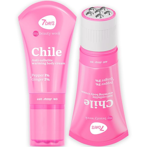 7Days Anti Cellulite Cream Strong Effect Buttock Thigh Cellulite Cream Hip Belly with Natural Chile Extracts 130ml
