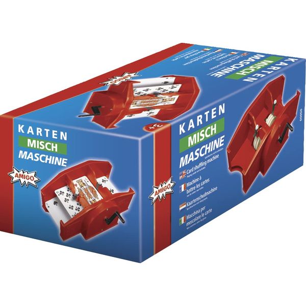 Amigo 5000, card shuffler, red