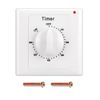 Wvzong Mechanical Countdown Timer Socket - 60 Minute Programmable Switch, 220V 10A, Electrical Appliance Controller