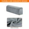sourcing map 2 Pcs Sofa Armrest Covers Stretch Couch Armrest Cover for Chairs Sofas Couch Arm, Scratch-Resistant Sofa Arm Cover, Dark Gray