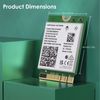 WiFi6E Wireless Card Intel AX210 Tri-Band 5400Mbps Network Adapter Bluetooth 5.3