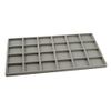 boxdisplays Grey 24 Compartment Tray Insert (BD96-24) - Full Size