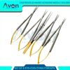 German 5 Castroviejo Micro Scissors Needle Holder  Forceps Dental Eye Set Kit
