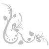 LightningSigns Flower Etched Effect,Frosted Vinyl Window Sticker (#13)
