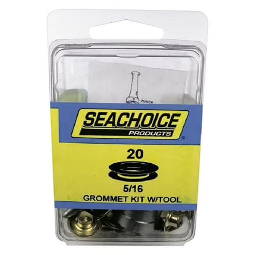 SEACHOICE Grommet Kit w/Tool, 20/Pk (Size: 5/16", Option: 20 Pack)