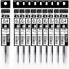 Pentel XZRN4-A Floatune Ballpoint Pen Refills, 0.4 mm, Black, 10 Ct