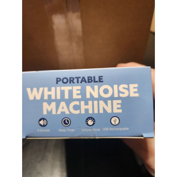 Bliss Portable White Noise Sound Machine, NEW in Box, 6 sounds