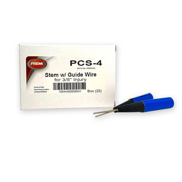 PREMA PCS-4 Stem Inserts with Wire Lead for Flat Tire Repair - 20 Units