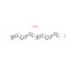 Designer Stencils C128T Musical Notes Cake Stencil, Beige/Semi-Transparent, 12"