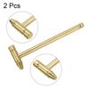 sourcing map 2pcs Mini Multifunction Copper Hammer 160x52mm Small Brass Nail Pulling Hammers