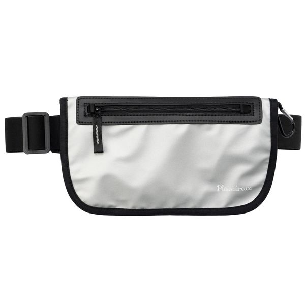 Security Pouch, Passport Case, Skimming Prevention, Waist Bag, Travel Pouch, Wallet, Waterproof, Convenient Goods, gray