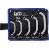 BGS 1222 | Obstruction Ring Spanner Set | Inch Sizes | 1/4" - 7/8" | 5 pcs.