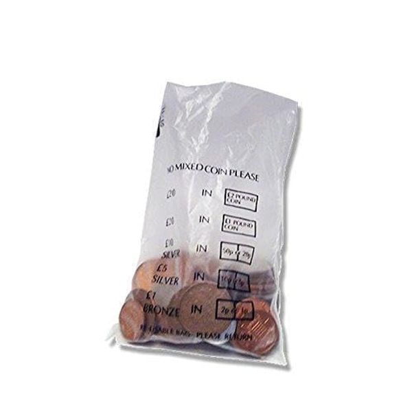 10 Pack - No Mixed Coin / Bank Bags