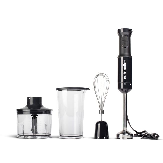 Nutribullet Immersion Blender – Deluxe Set, Black, 30 oz